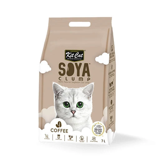 Kit Cat Soya Clump Soybean Litter Coffee 7L