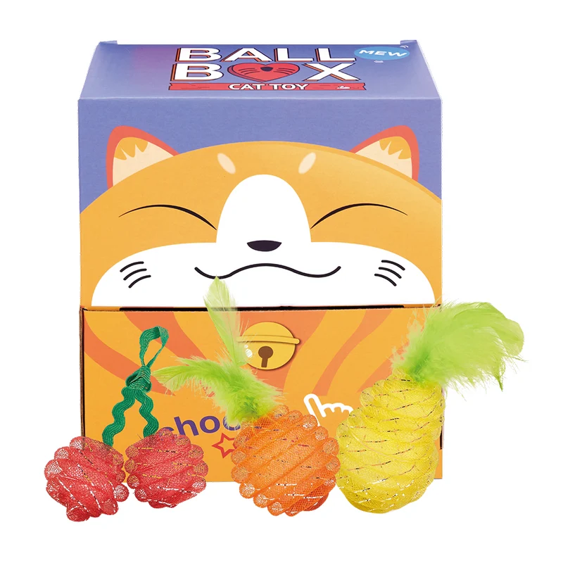 FOFOS Fruity Netting Ball Assorted Display Box 24pcs