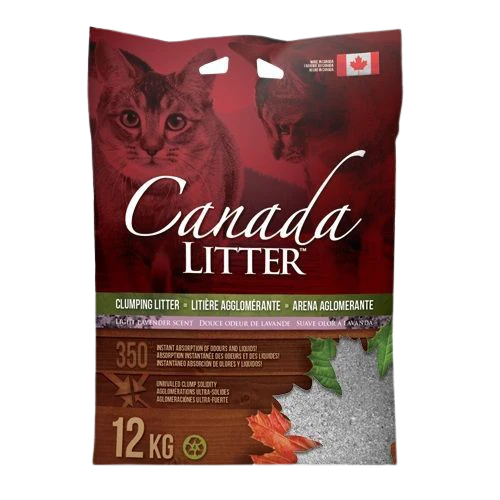 Canada Scoopable Clumping Lavender Scented Cat Litter 18kg