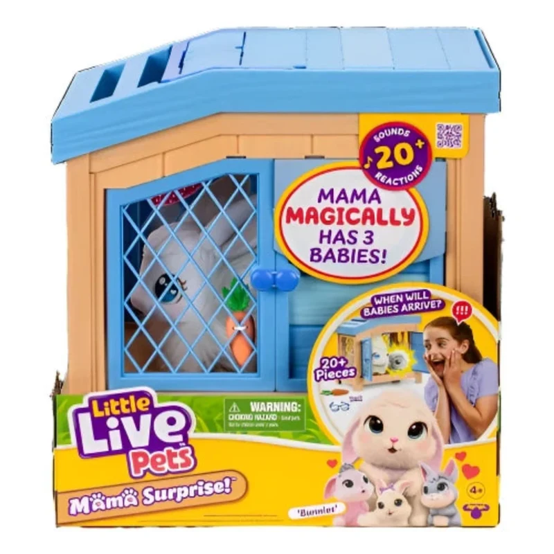 Little Live Pets - Mama Surprise Bunny Playset