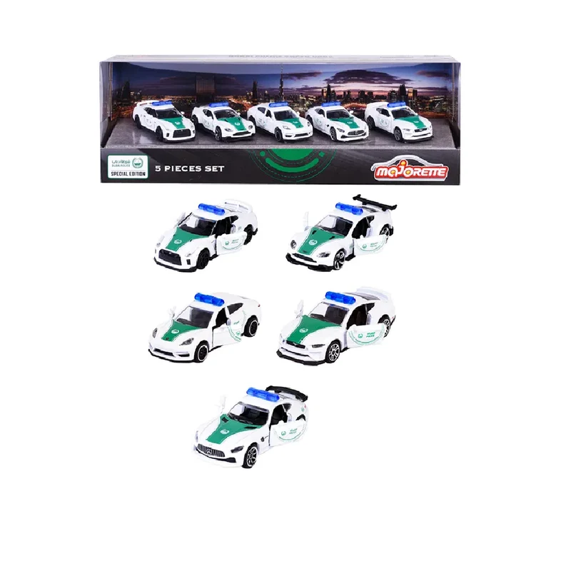 Majorette Dubai Police 5pc Gift Pack Version 1