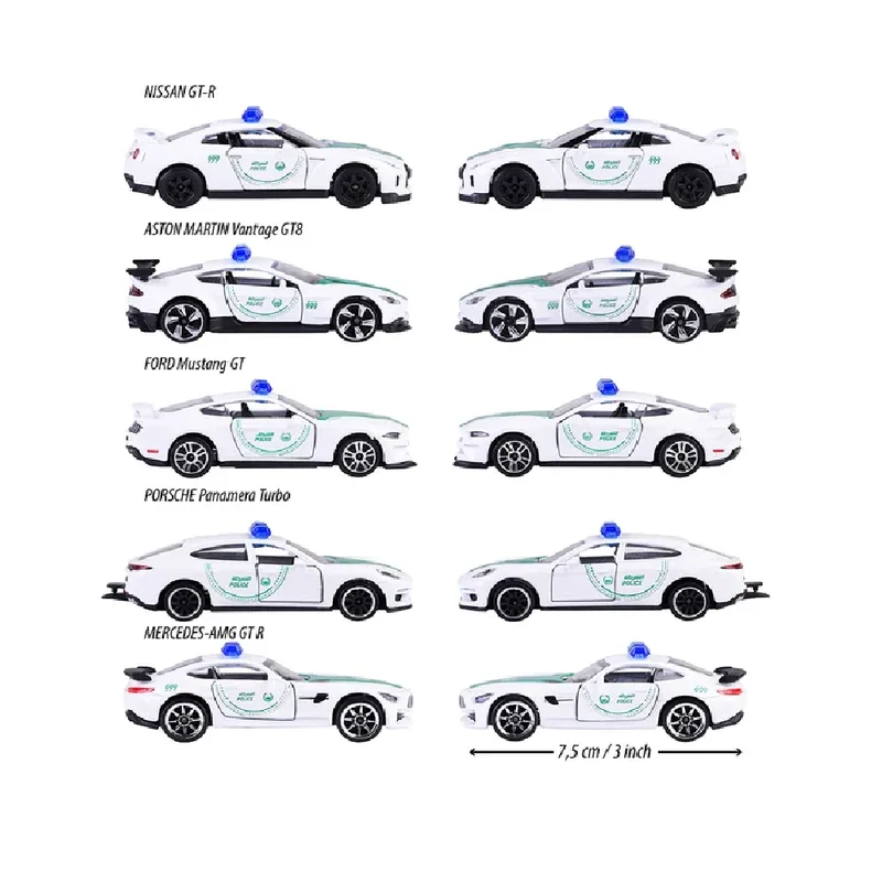 Majorette Dubai Police 5pc Gift Pack Version 1