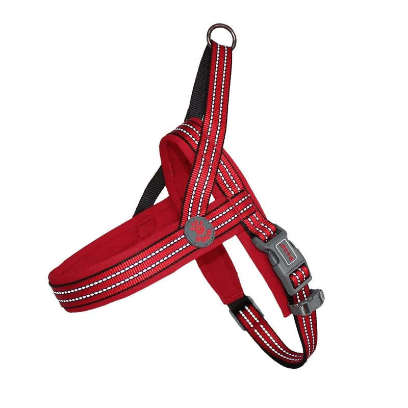 Doco Vario Neoprene Harness Reflective M, Red