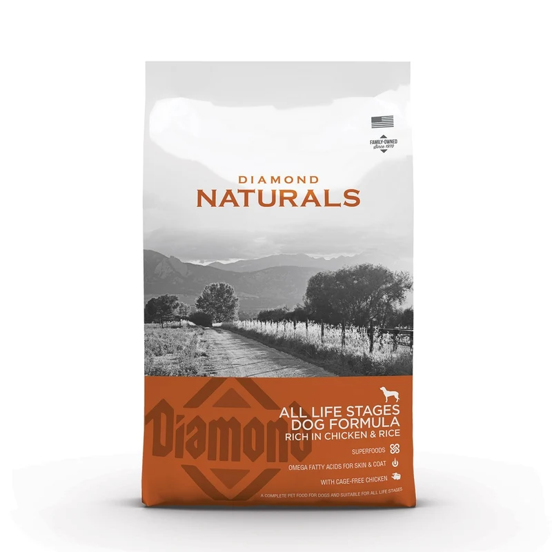 Diamond Naturals All Life stages Dog Chicken & Rice Formula 2Kg / 4.40LB