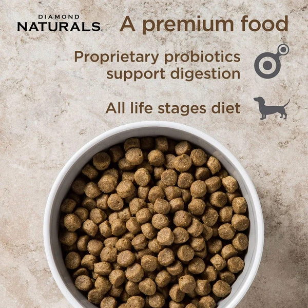 Diamond Naturals All Life Stages Dog Chicken & Rice Formula 15kg / 33LB
