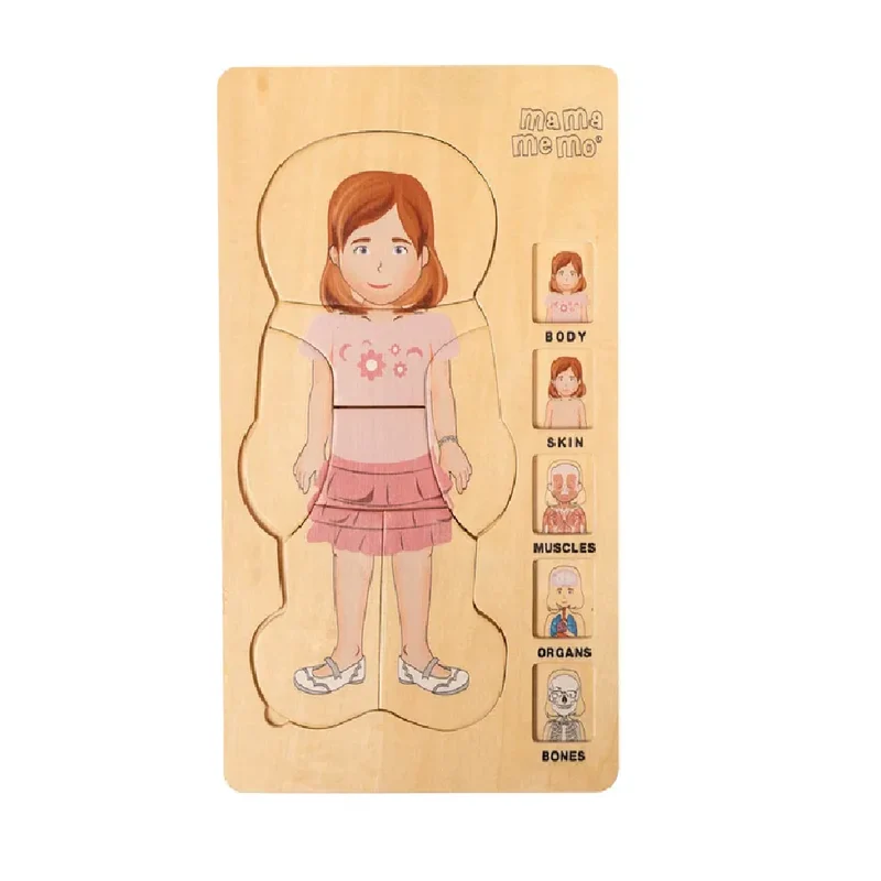 Mamamemo - My Body Puzzle - Girl