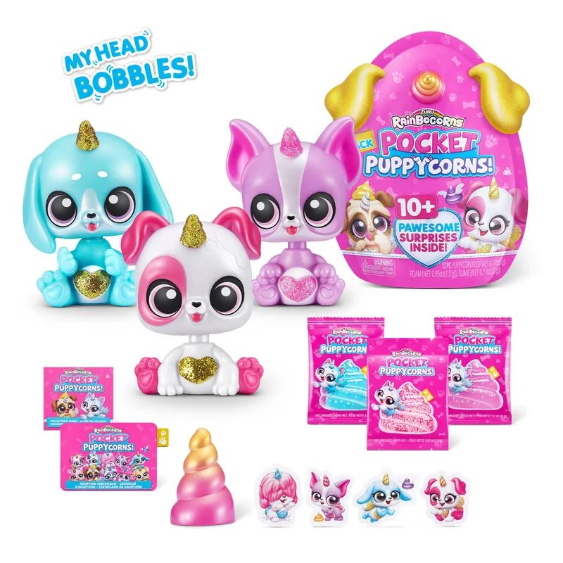 Zuru Rainbocorns Pocket Puppycorns Surprise Bobble Head Large S1 (ZUR-9284)