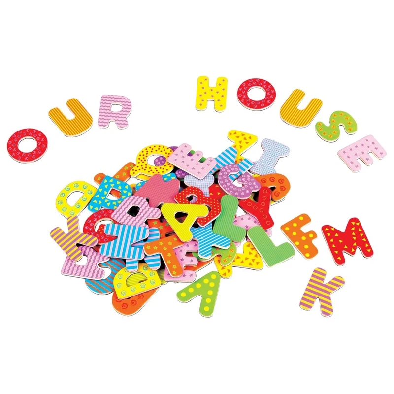 Lelin Magnetic Alphabet Upper Case 60 Pcs