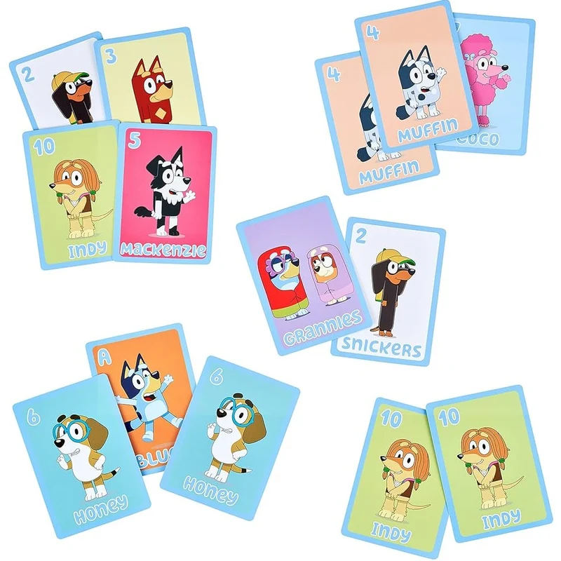 Bluey 5-In-1 Card Game Set