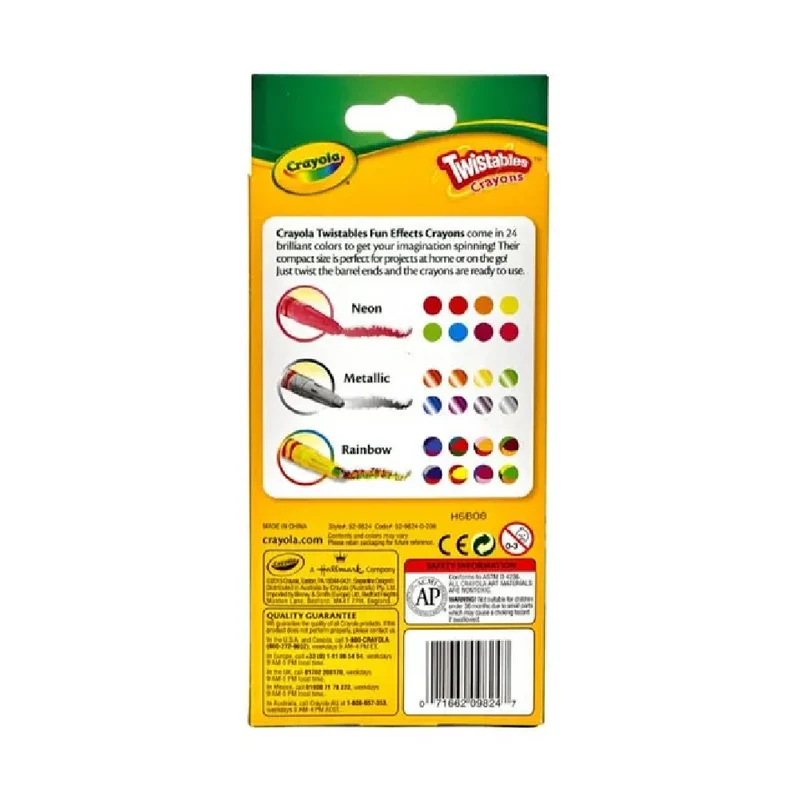 Crayola 24 ct. Twistables Fun Effects Crayons