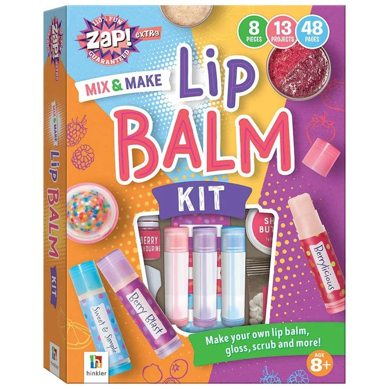 Hinkler Zap Extra Mix N Make Lip Balm DIY Kit
