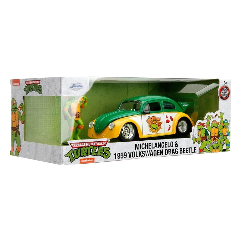 Jada - Ninja Turtles 1959 Vw Drag Beetle 1:24