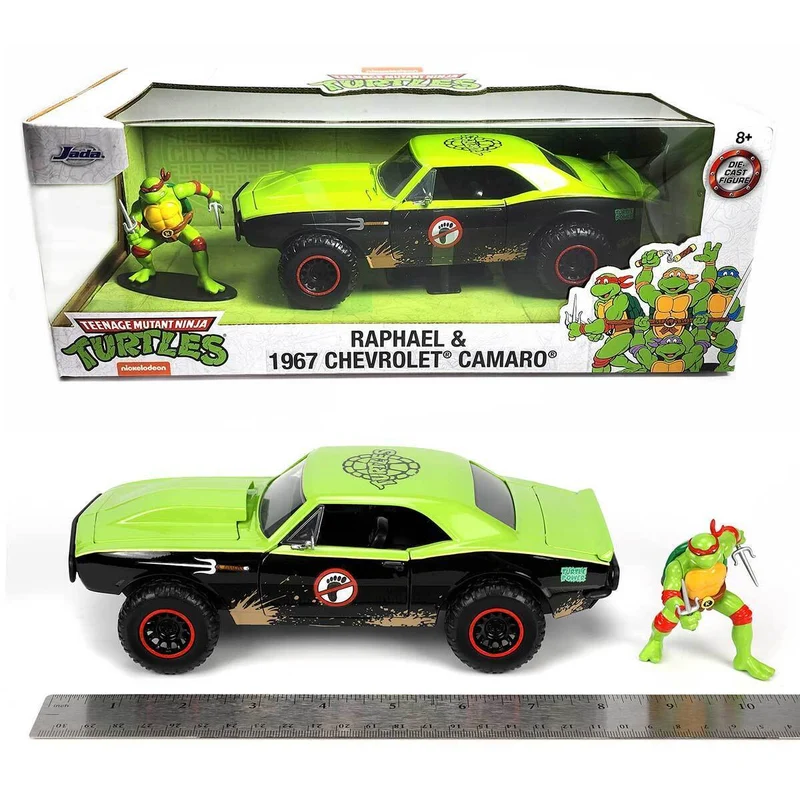 Jada - Ninja Turtles Raphael Chevy Camaro 1:24