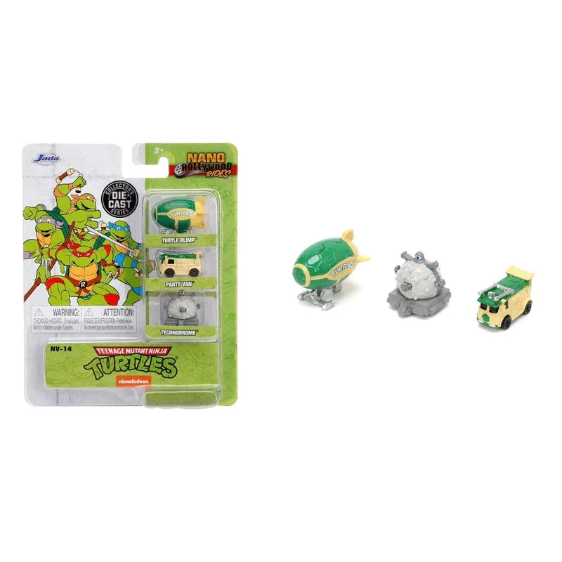 Jada - Ninja Turtles 3 Pack Nano Cars
