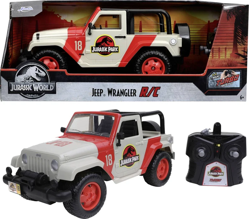 Jada - Jurassic Park Rc Jeep Wrangler 1:16