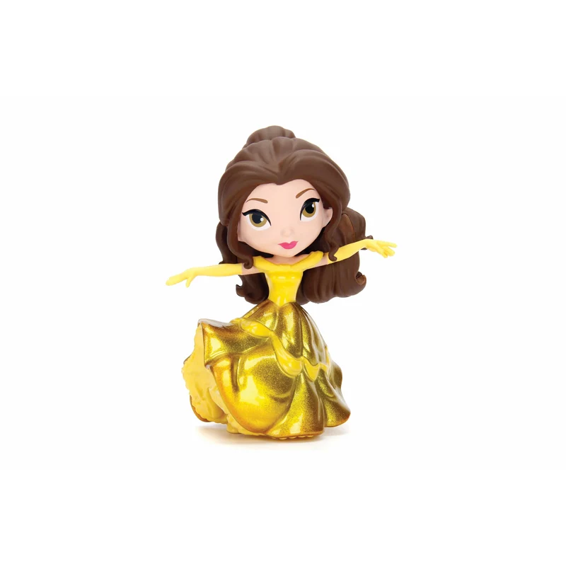 Disney Metalfigs Princess Belle Gold Gown Die Cast 10cm