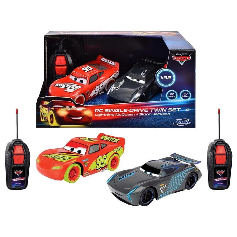 Jada - Rc Cars Glow Racers Twin Pack 1:32
