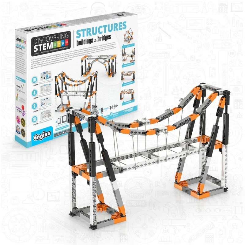 Engino Stem Structures: Buildings & Bridges
