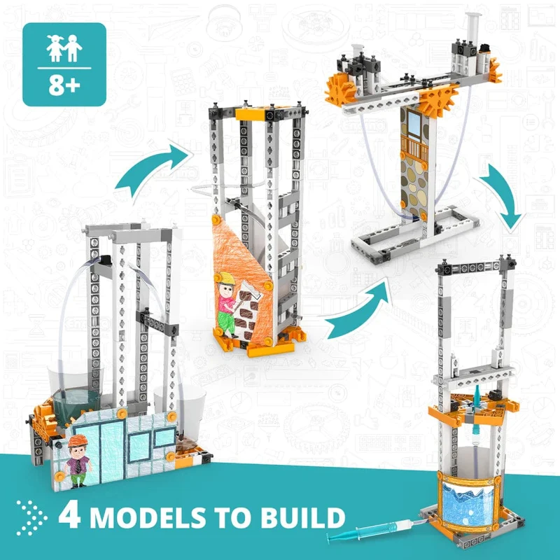 Engino Creative Builder How Hydraulics Work?