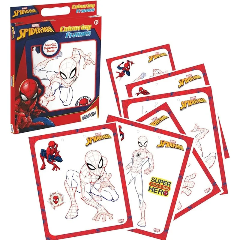 Hatim Skoodles Disney Spiderman Colouring Frames