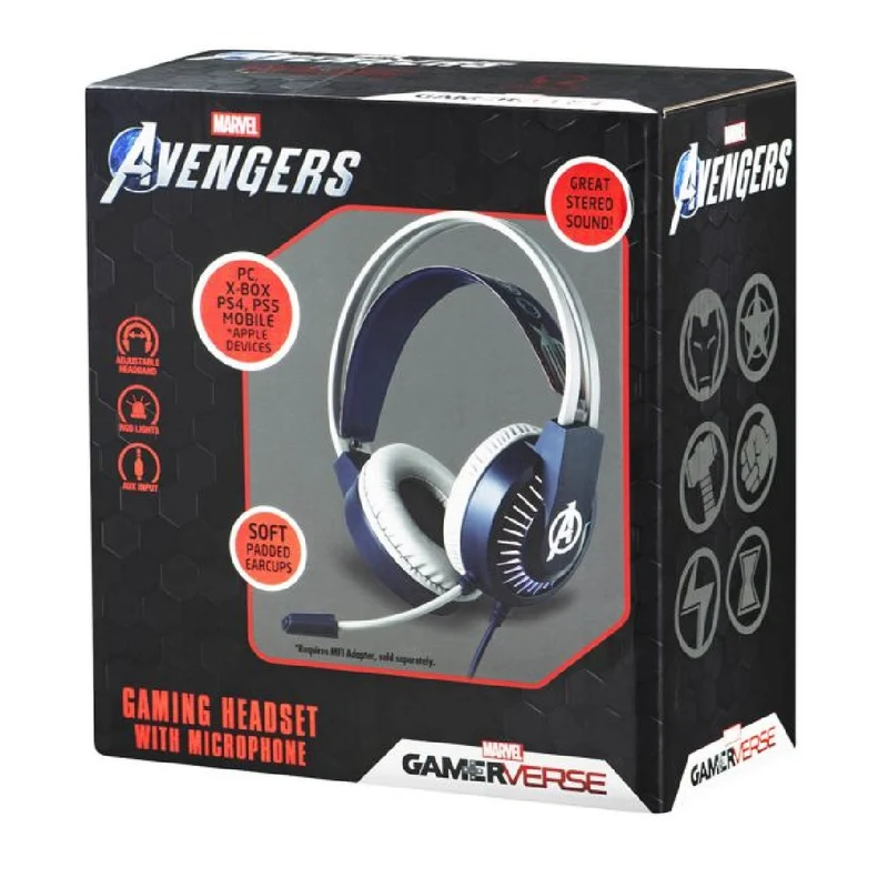 Marvel Avengers - Gaming Headphones With Boom Mic (MC-2000-AV)