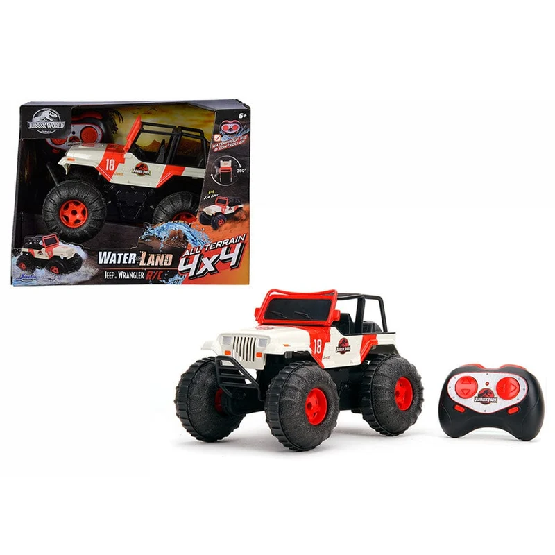 Jada - Jurassic Park Rc Sea And Land Jeep 1:16