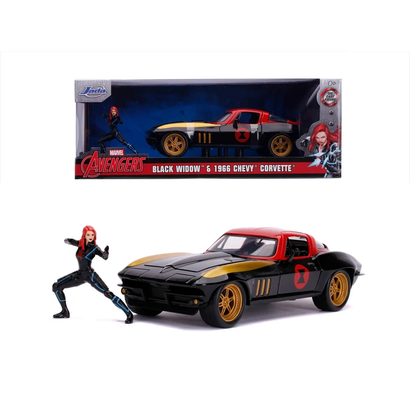 Jada - Marvel Black Widow 1966 Chevy 1:24