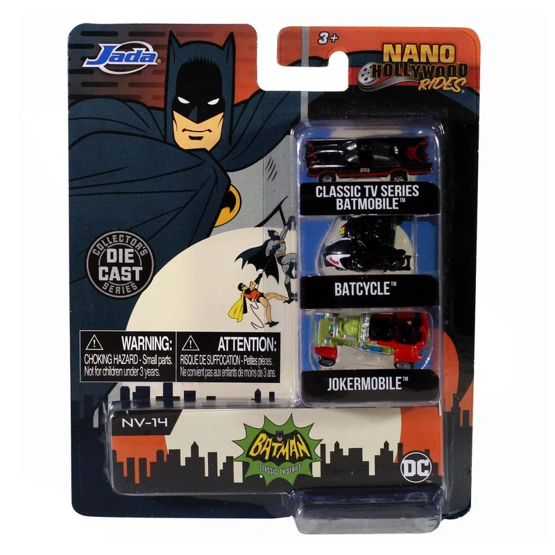 Jada - Batman 1.65" 3-Pack Nano
