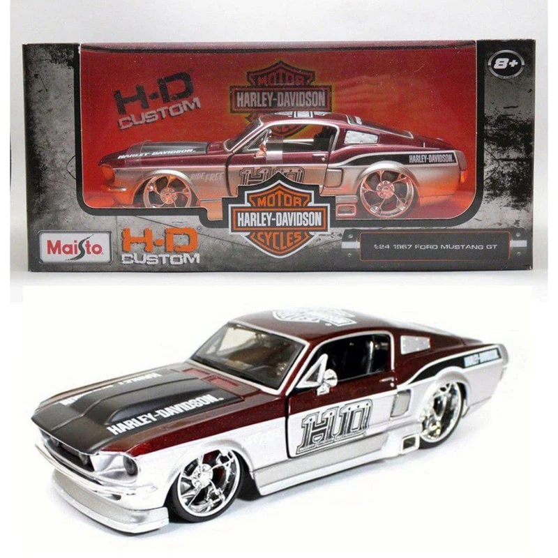 Maisto 1:64 H-D Custom Cars Assrt-Blister Car 24 Pcs