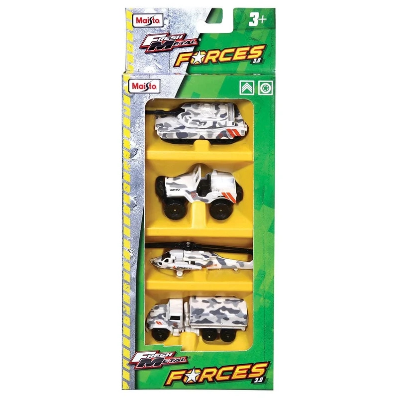 Maisto Forces 3" - 4 Pack