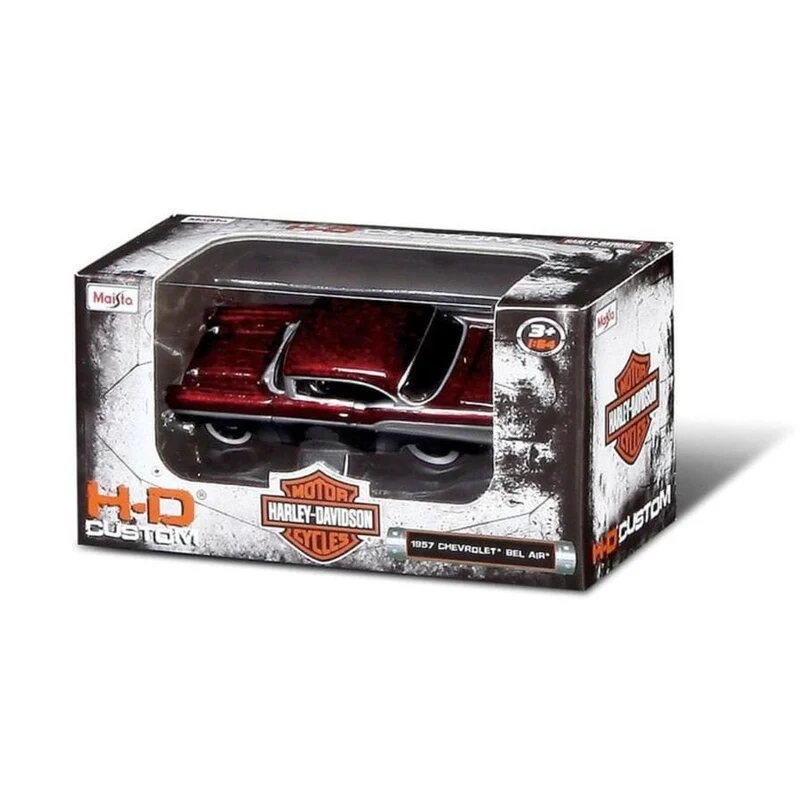 Maisto 1:64 H-D Custom Cars Assorted - Windowback 24Pcs
