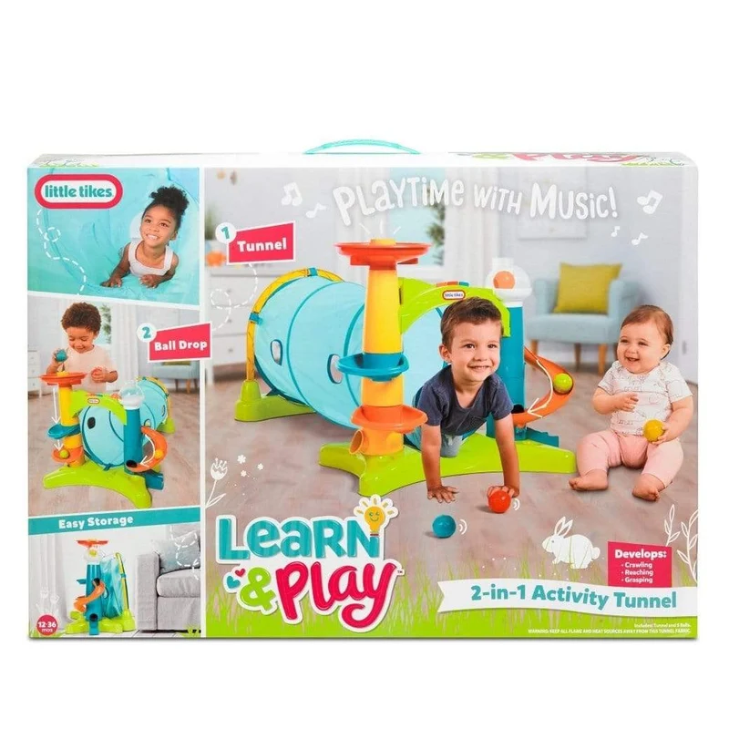 Little Tikes 2-in-1 Activity Tunnel