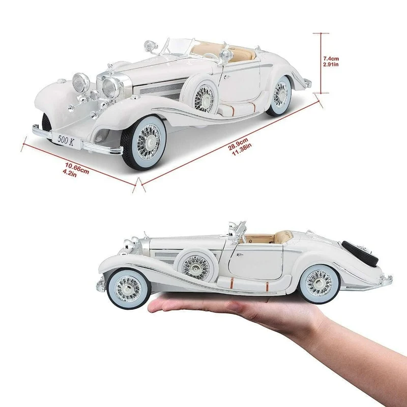 Maisto 1:18 Pe (B)-1936 Mercedes Benz 500K Typ Specialroad