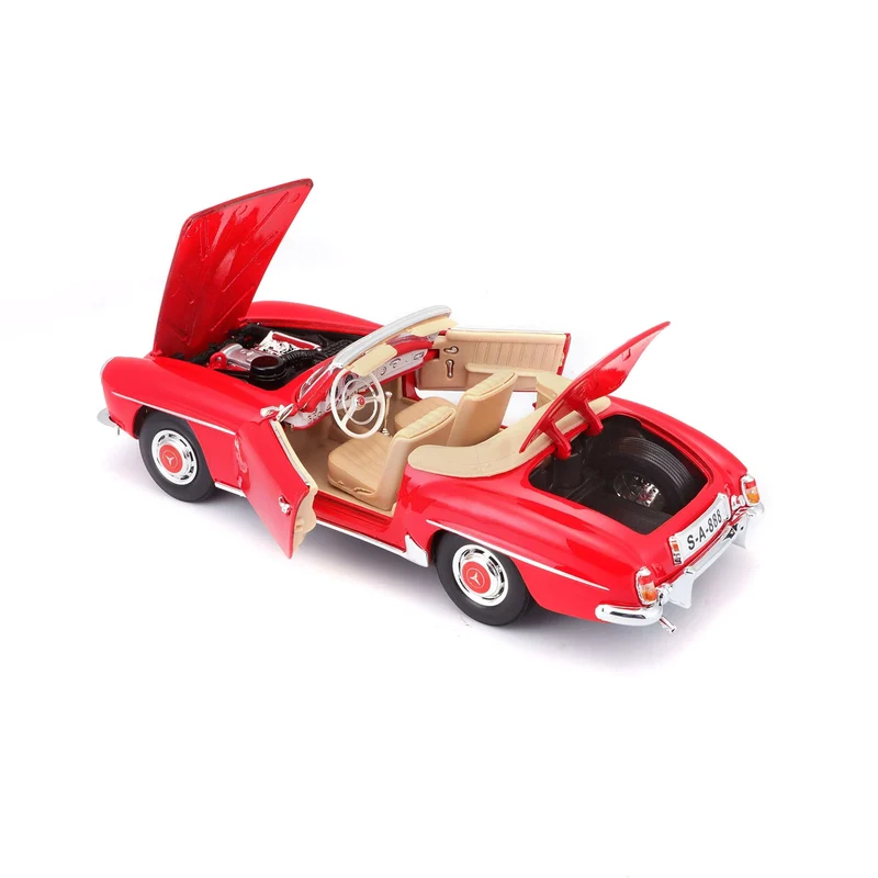 Maisto 1:18 Se (B)-Mercedes-Benz 190Sl`55 Red