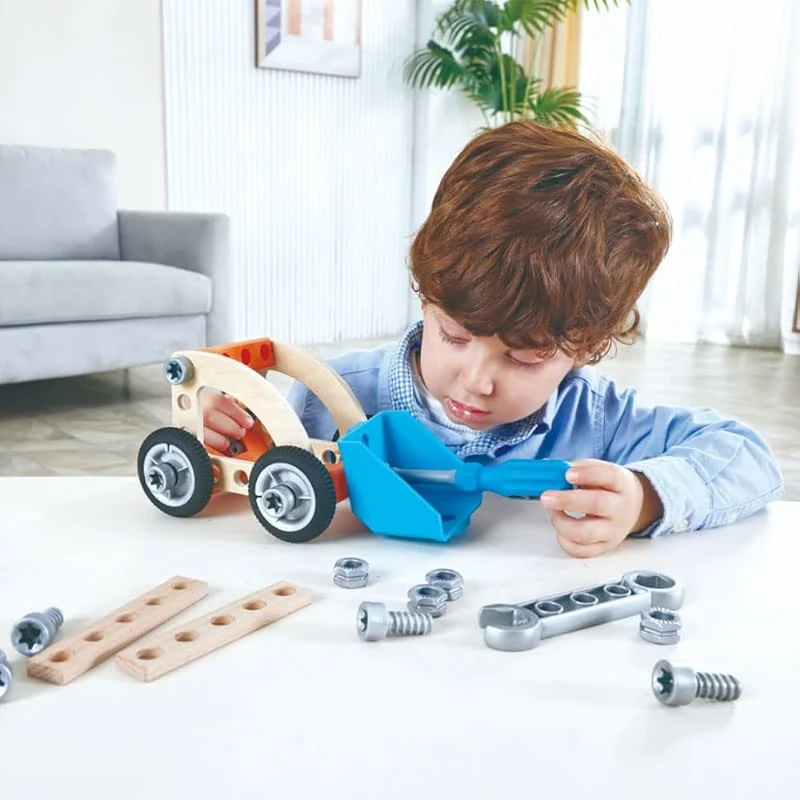 Hape Build 'n' Drive Car Set