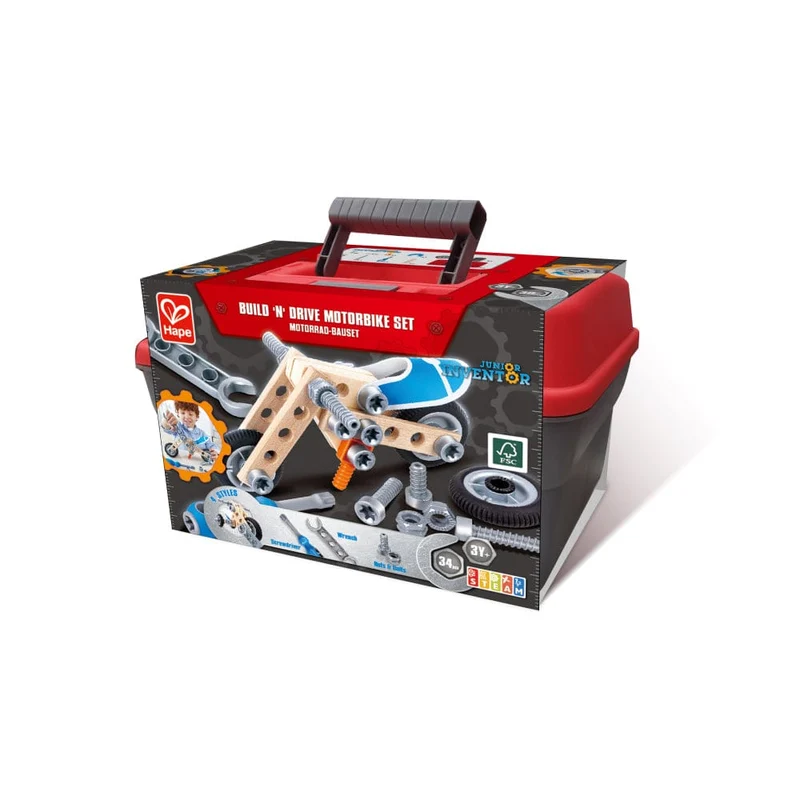 Hape Build 'n' Drive Motorbike Set