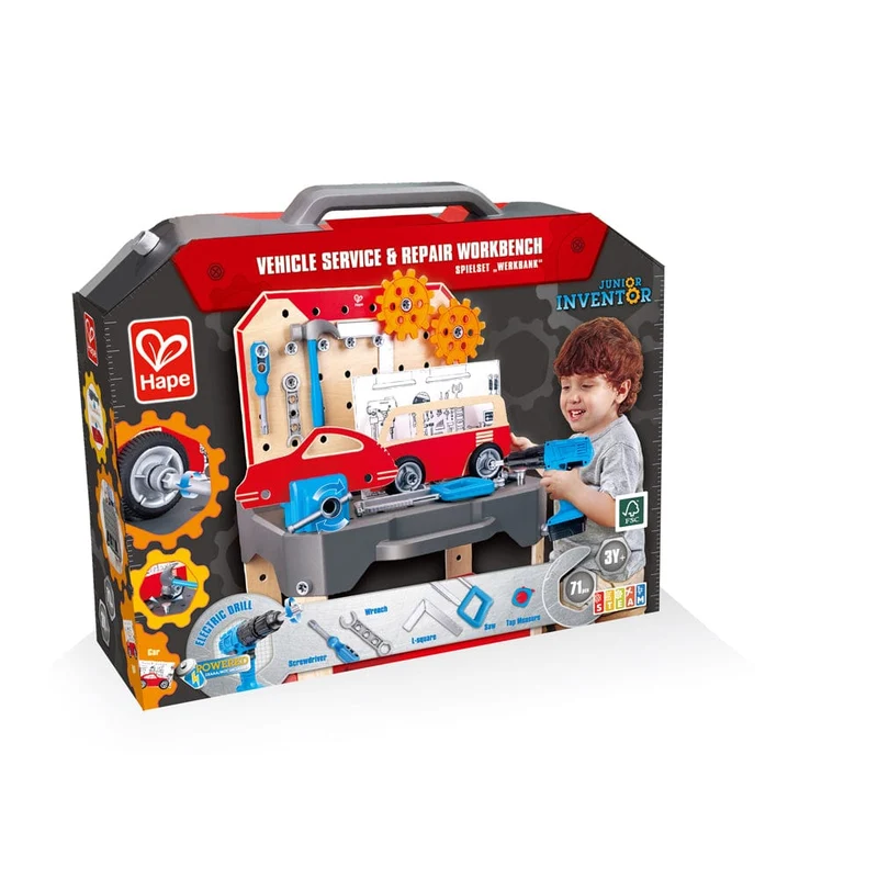 Hape Vehicle Service and Repair Workbench