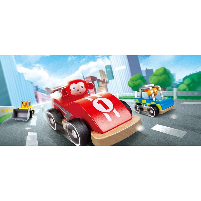 Hape Wild Riders Vehicle / Racing Car - Red