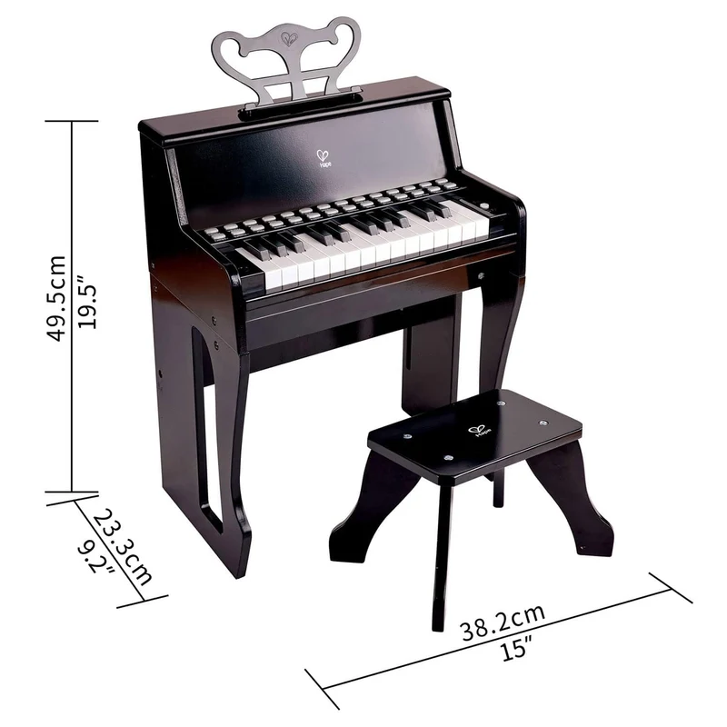 Hape Learn with Lights Piano / Black