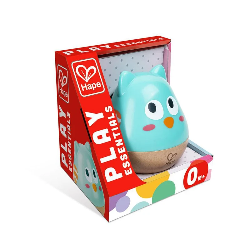 Hape Owl Musical Wobbler / Blue