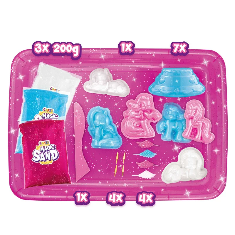 Craze - Magic Sand - Playset Unicorn V2
