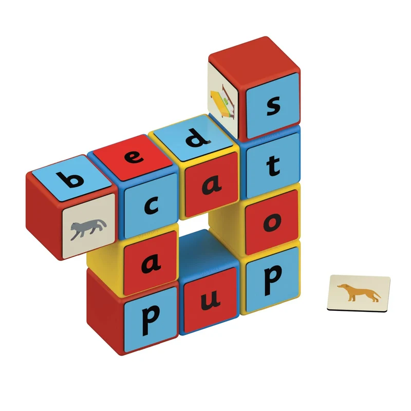 Geomag Magicube Word Building Recycled Clips 55 pcs