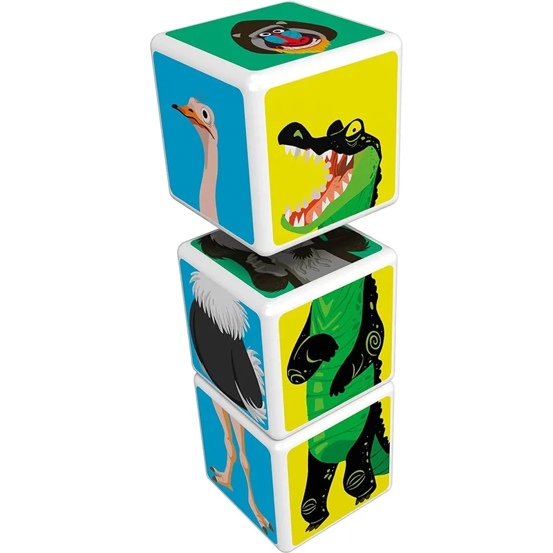 Geomag Magicube Mix & Match Savanna Animals 3 pcs