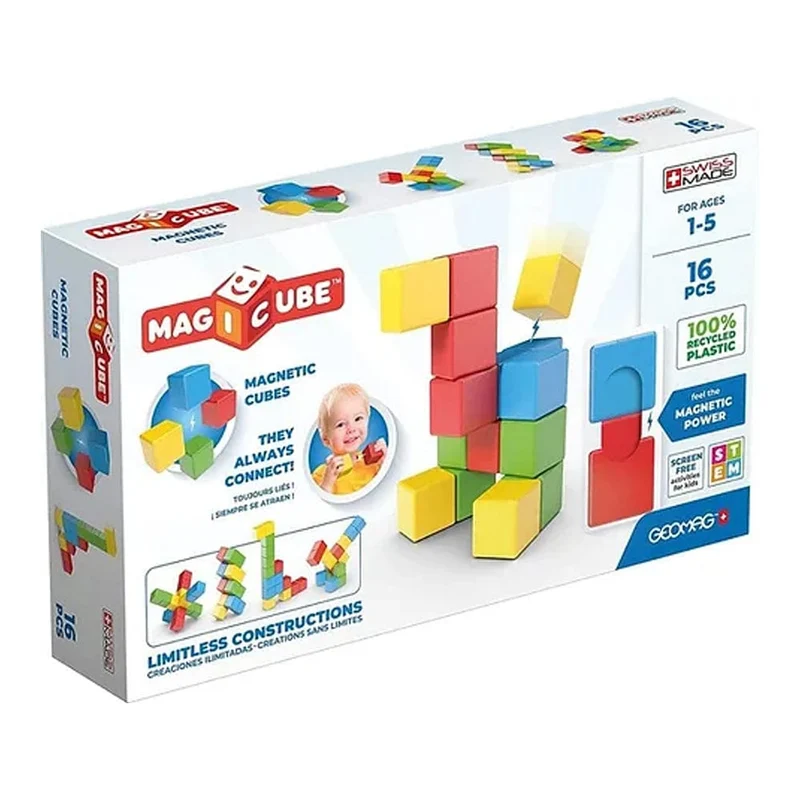 Geomag Magicube FullColor Recycled Try me 16 pcs