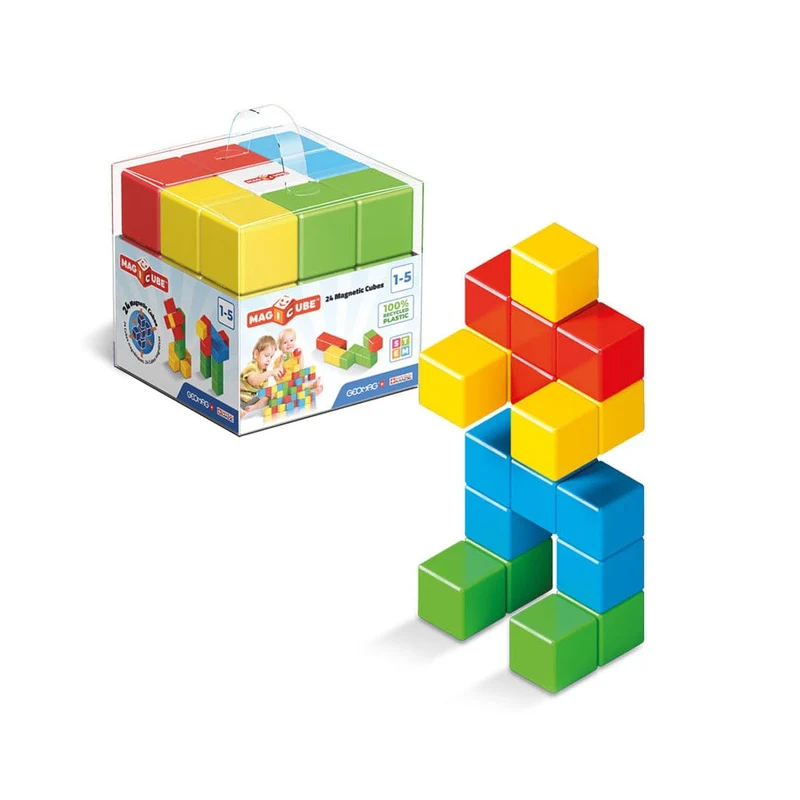 Geomag Magicube Full Color Recycled Crystal 24 pcs