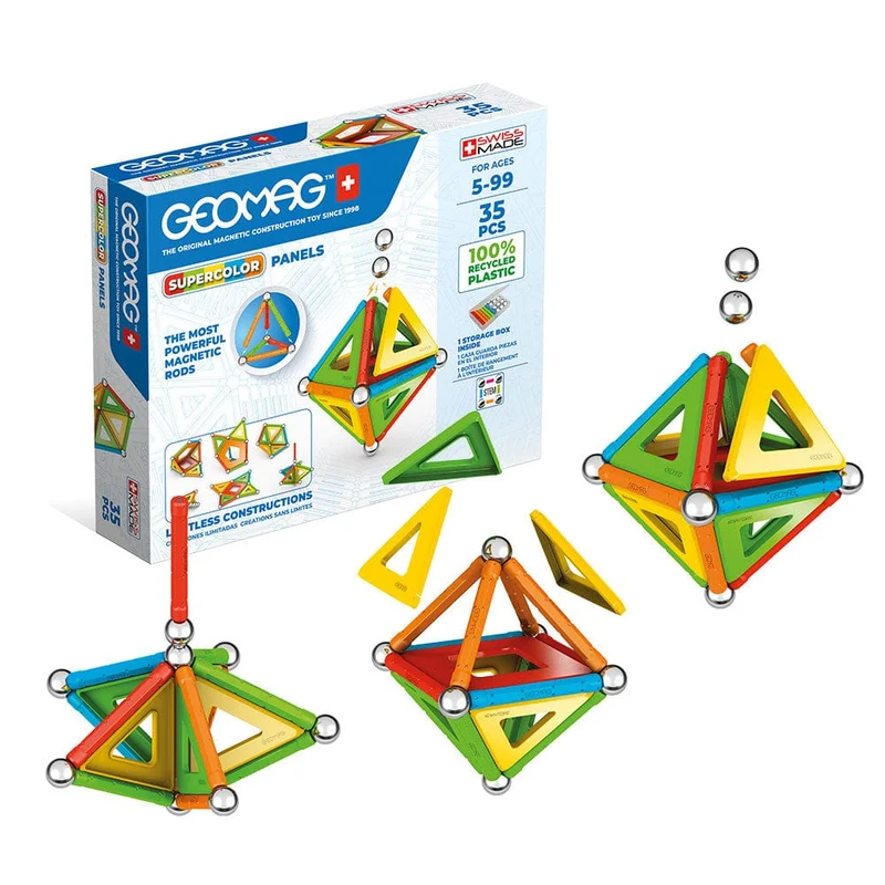 Geomag Supercolor Panels Recycled 52 pcs