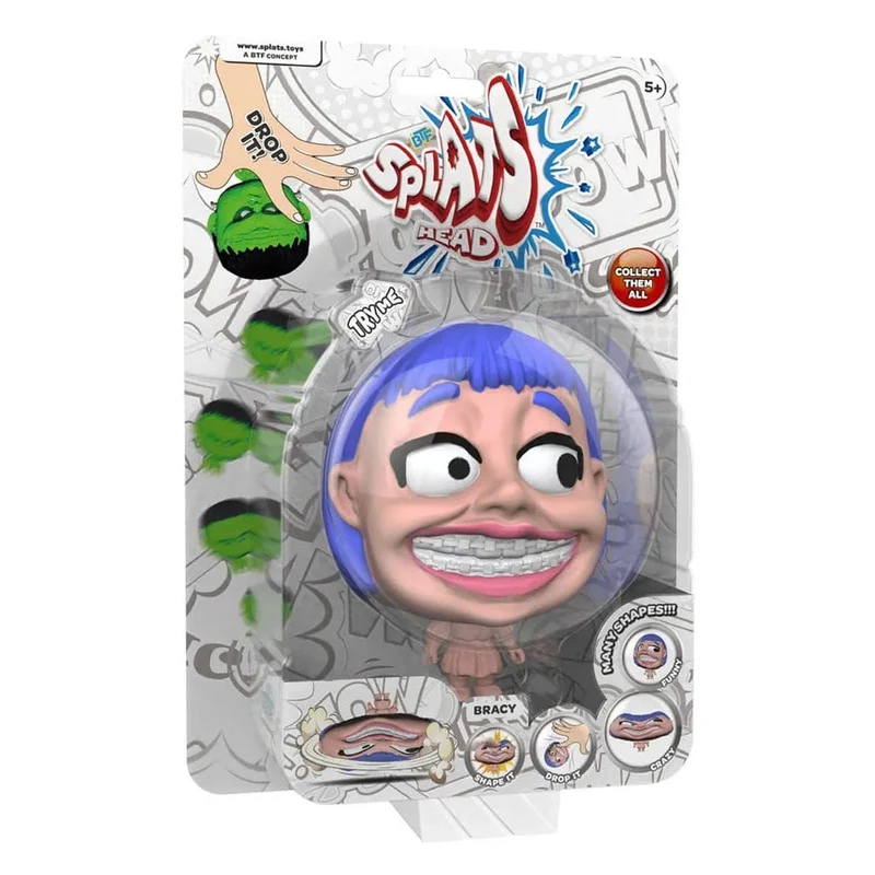 Splats Head - Series 1 Squishy Toy - Bracy