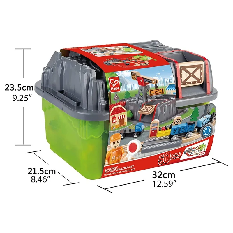 Hape Railway Bucket-Builder-Set