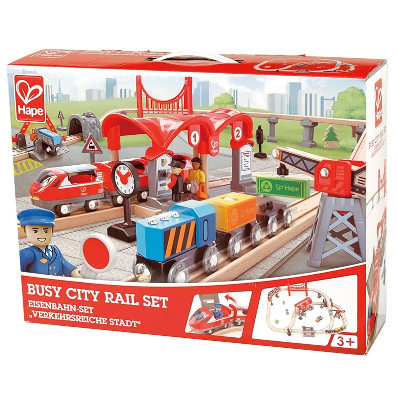 Hape Busy City Rail Set