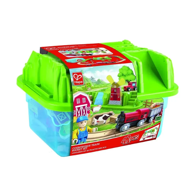 Hape Countryside Train Bucket Set